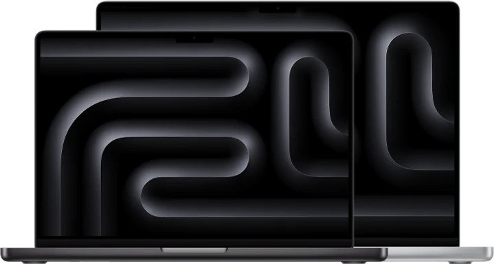MacBook Pro de 14 y 16 pulgadas · MacBook Pro 14 y 16 abiertos
